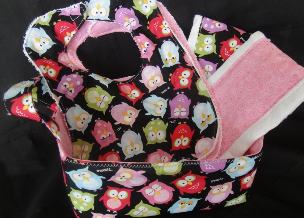 Baby Gift Basket Owl Gift Set
